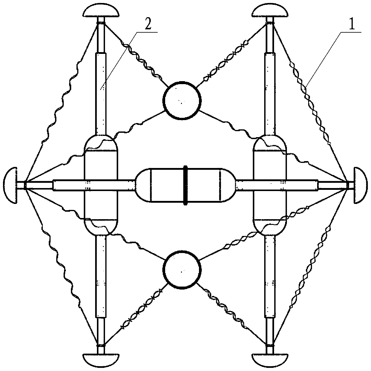 Modularized robot based on tensioned integral structure