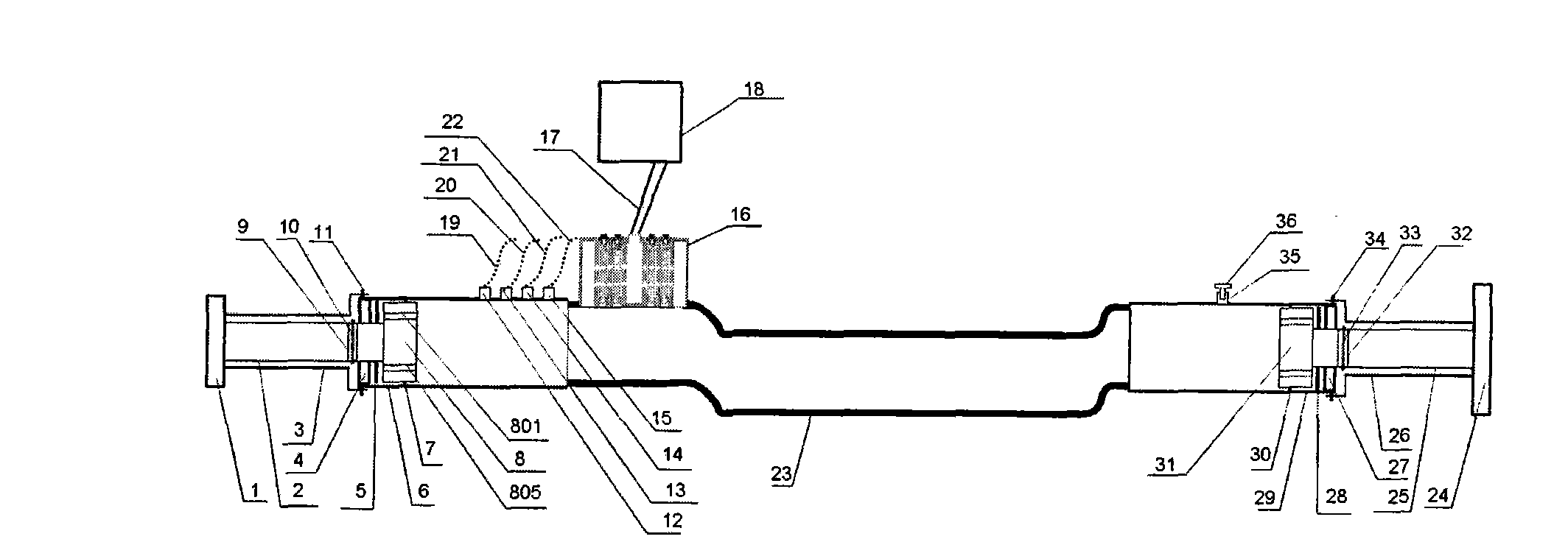 Motor vehicle collision device with jet energy consumer