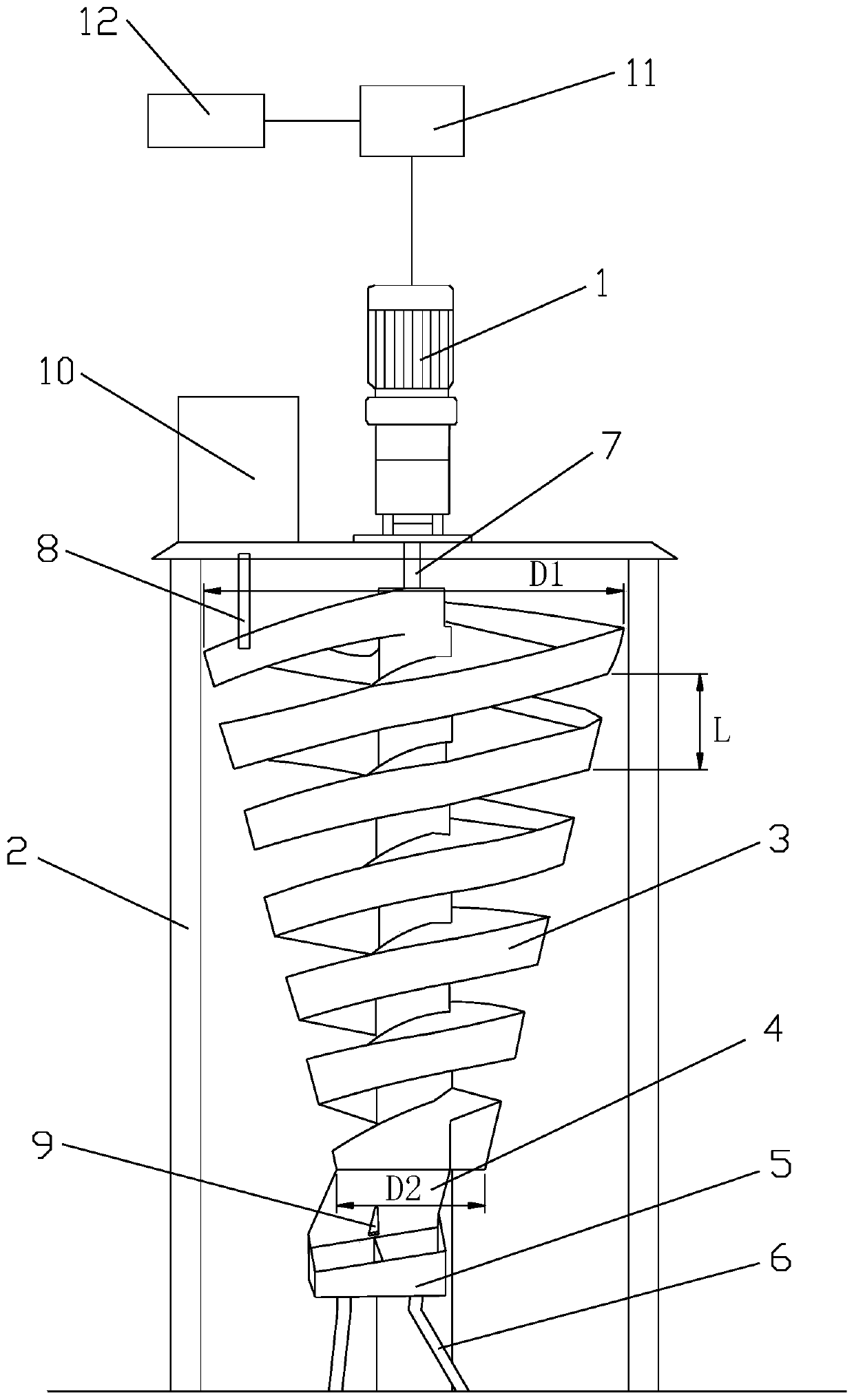 Centrifugal rotating spiral concentrator