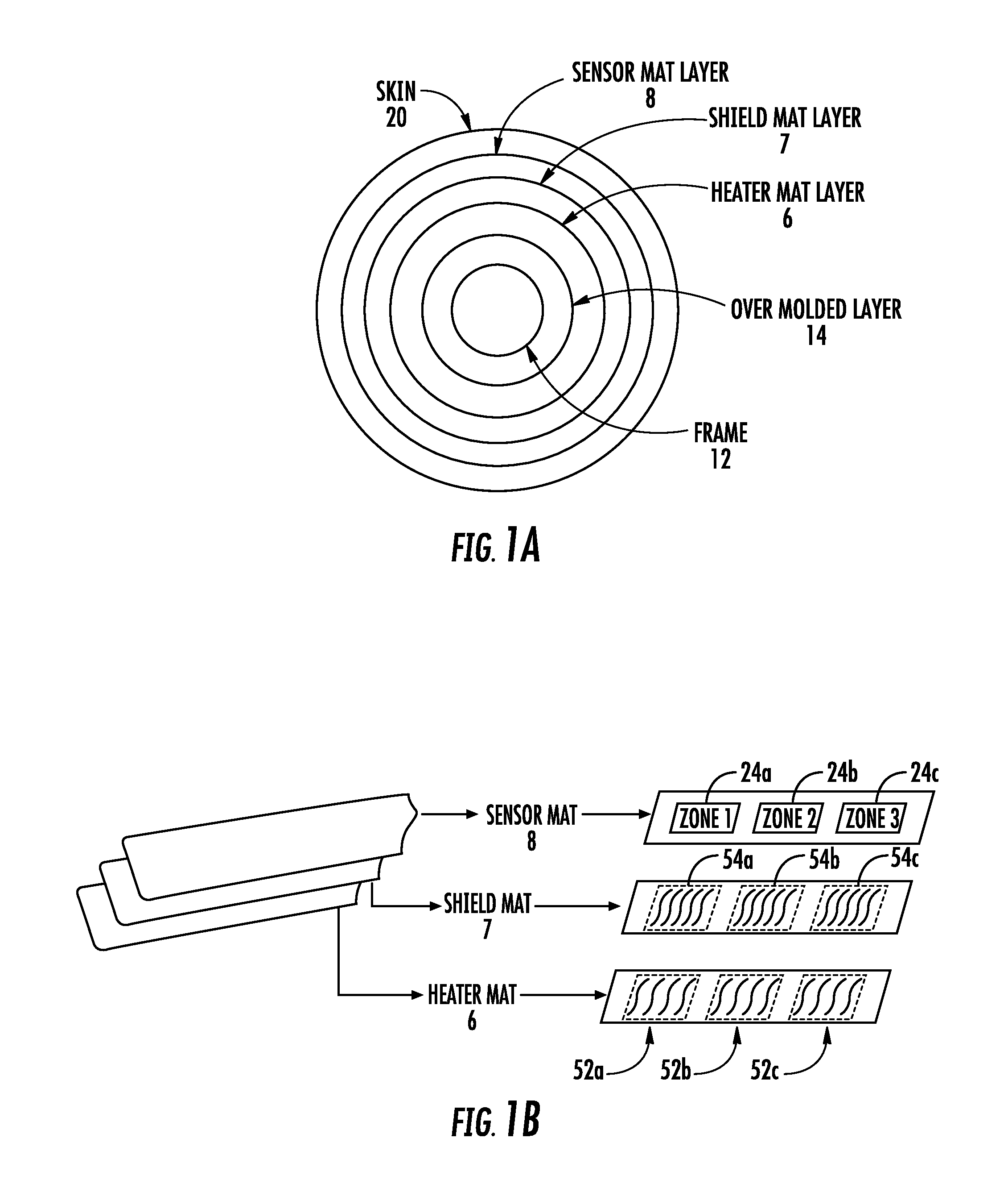 Systems and methods for shielding a hand sensor system in a steering wheel