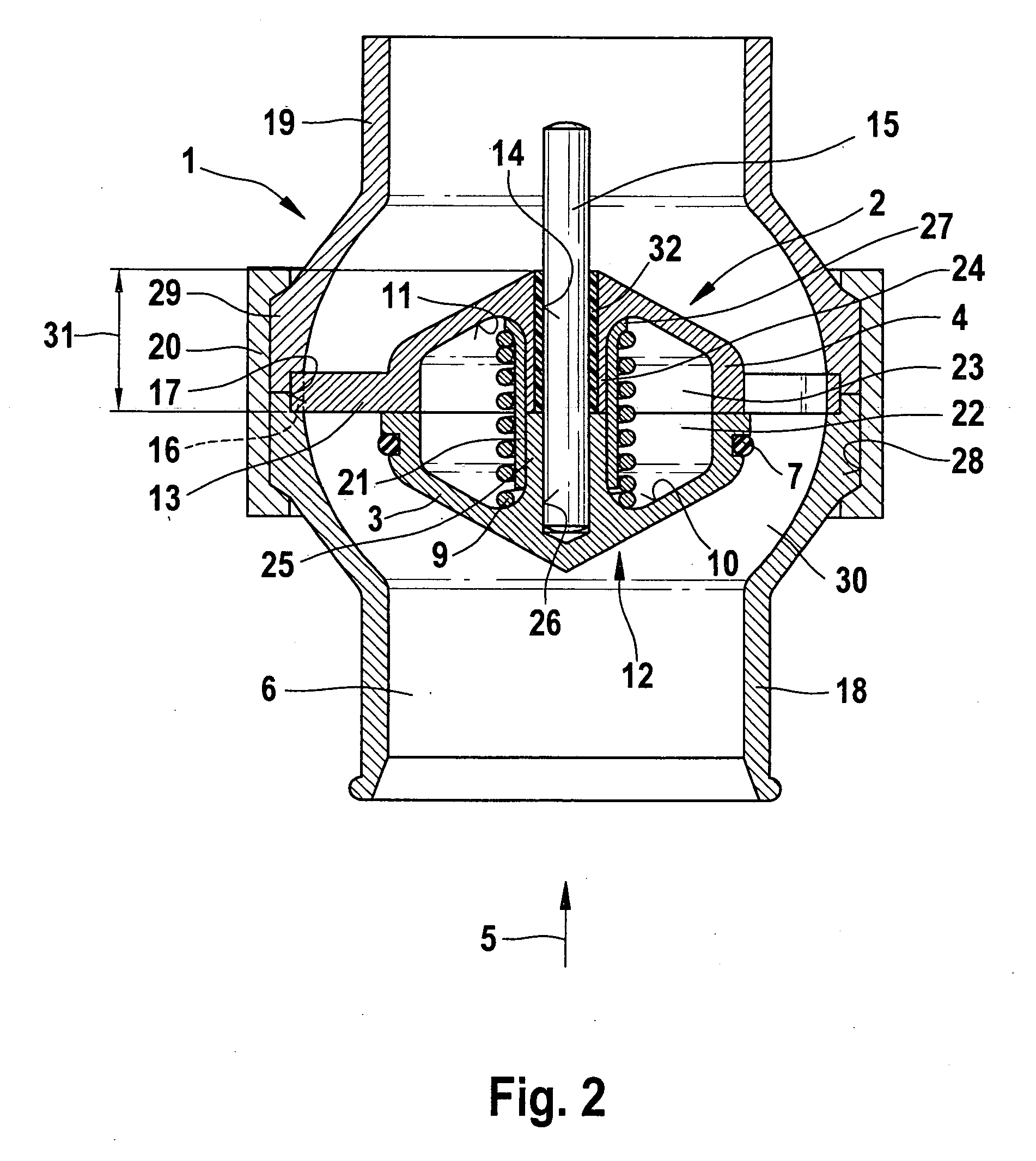 Compressor bypass valve for use in multistage supercharging