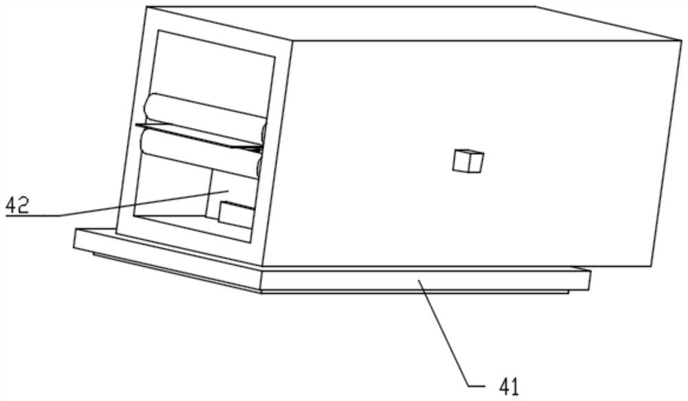 Scratch-resistant BOPP film and preparation method and device thereof