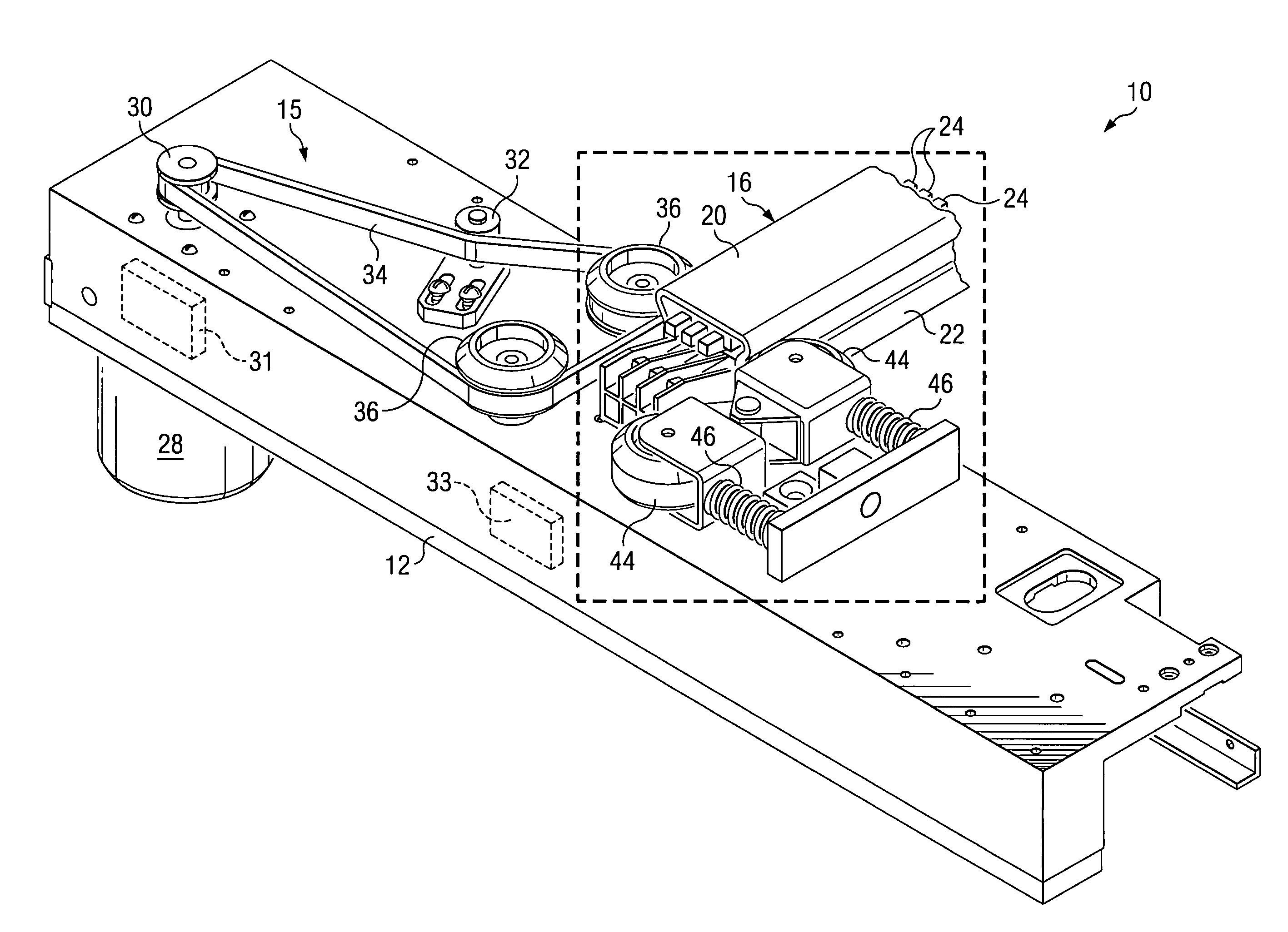 System and apparatus for driving a track mounted robot