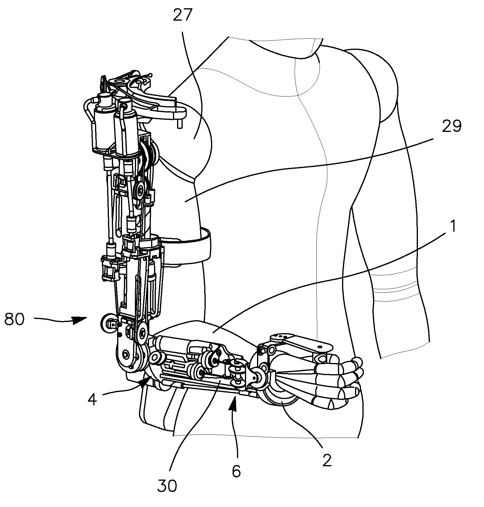 Forearm rotation mechanism and orthesis which includes such a mechanism
