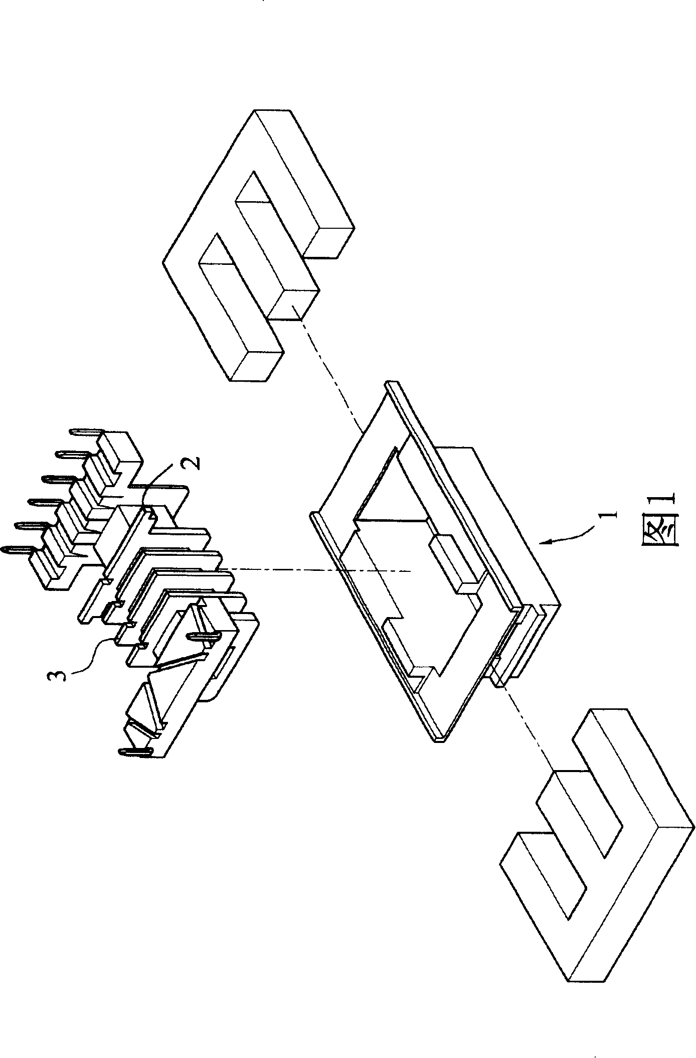 Bobbin bracket structure of transformer