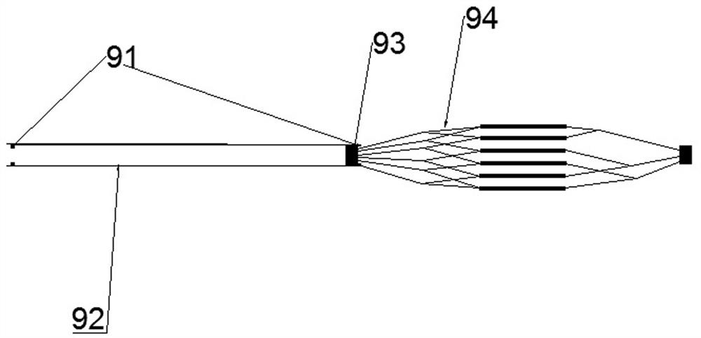 Balloon dilatation catheter with thrombus filter