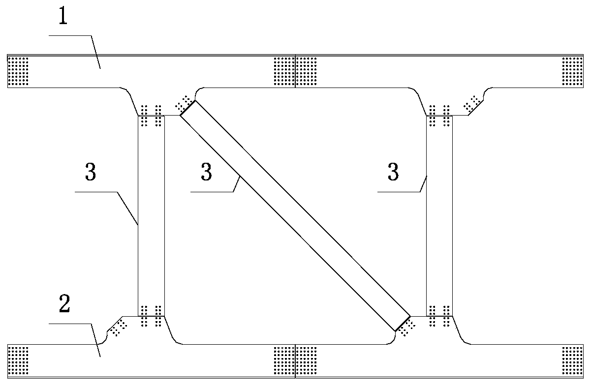 A method for assembling truss bridge segments