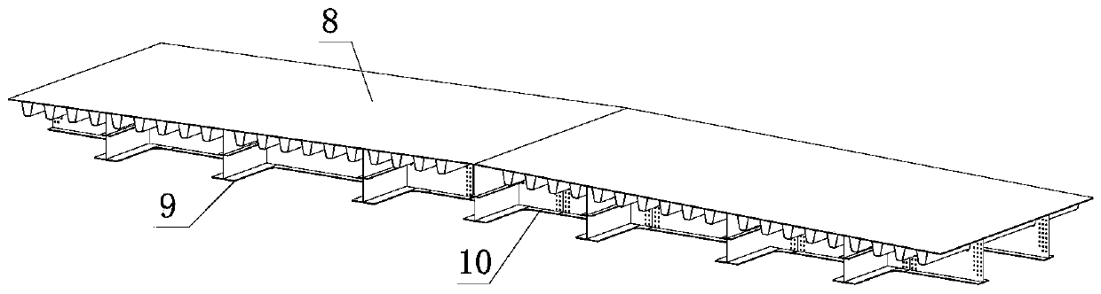 A method for assembling truss bridge segments