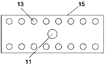 Waste gas absorption treatment device for casting production