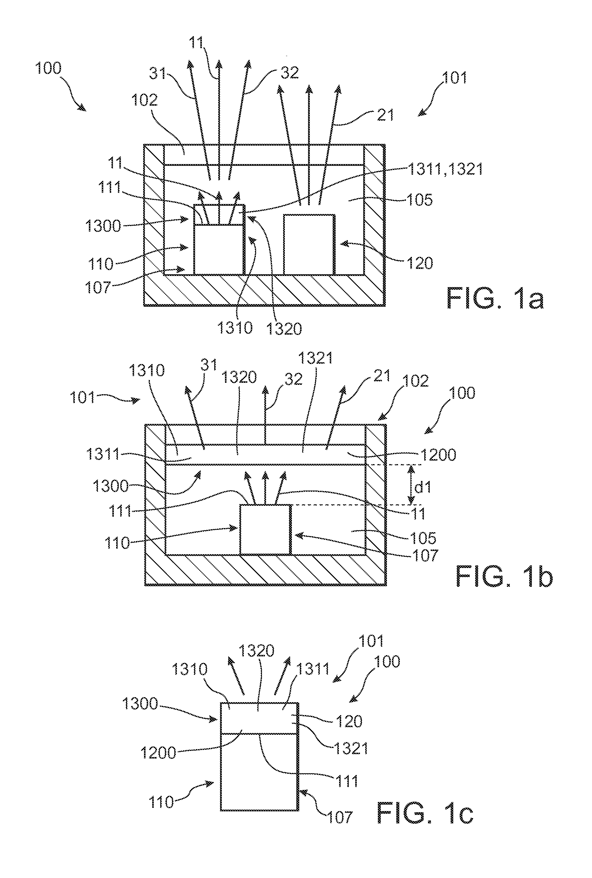 LED based device with wide color gamut