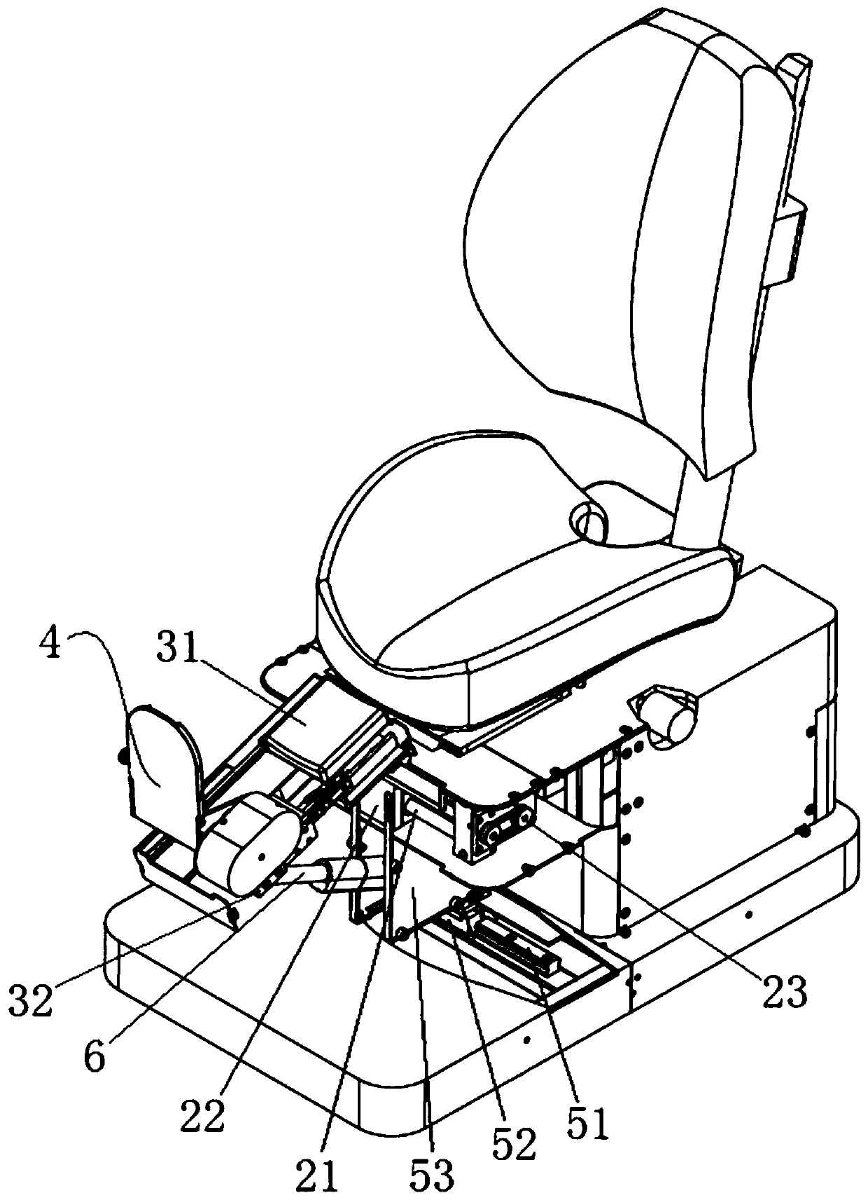 An ankle joint rehabilitation device for children with cerebral palsy that can adjust the posture of the legs