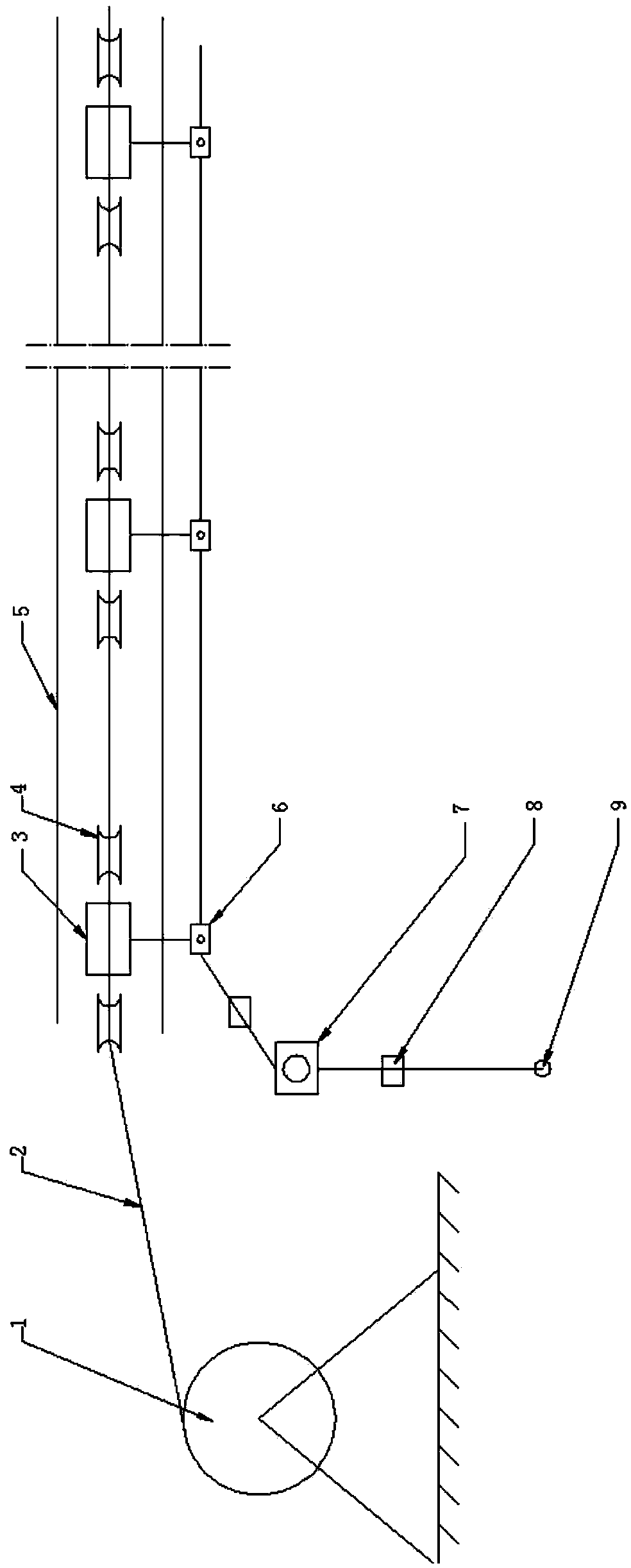 Electric variable-frequency high-voltage cable conveying construction technology