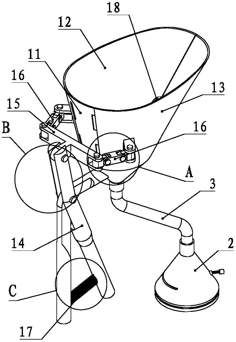 A portable pollination device applied to corn seed production