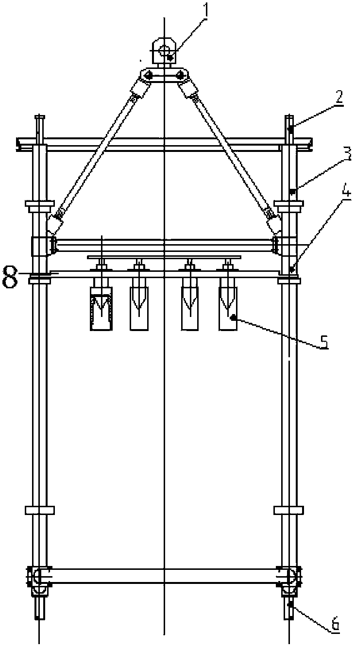 Reactor internal hoisting tool