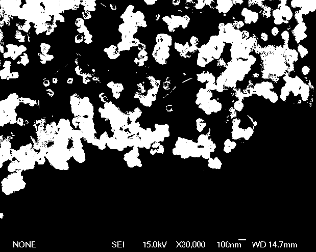 Graphene-loaded rhombohedron ferric oxide composite material and hydrothermal synthesis method thereof