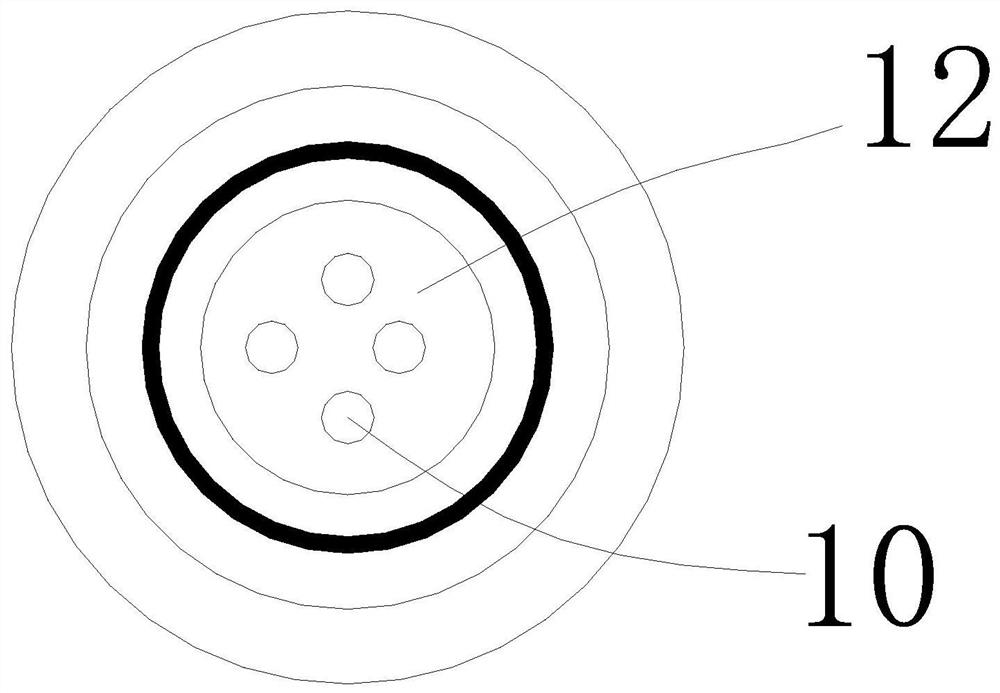 Composite submarine cable