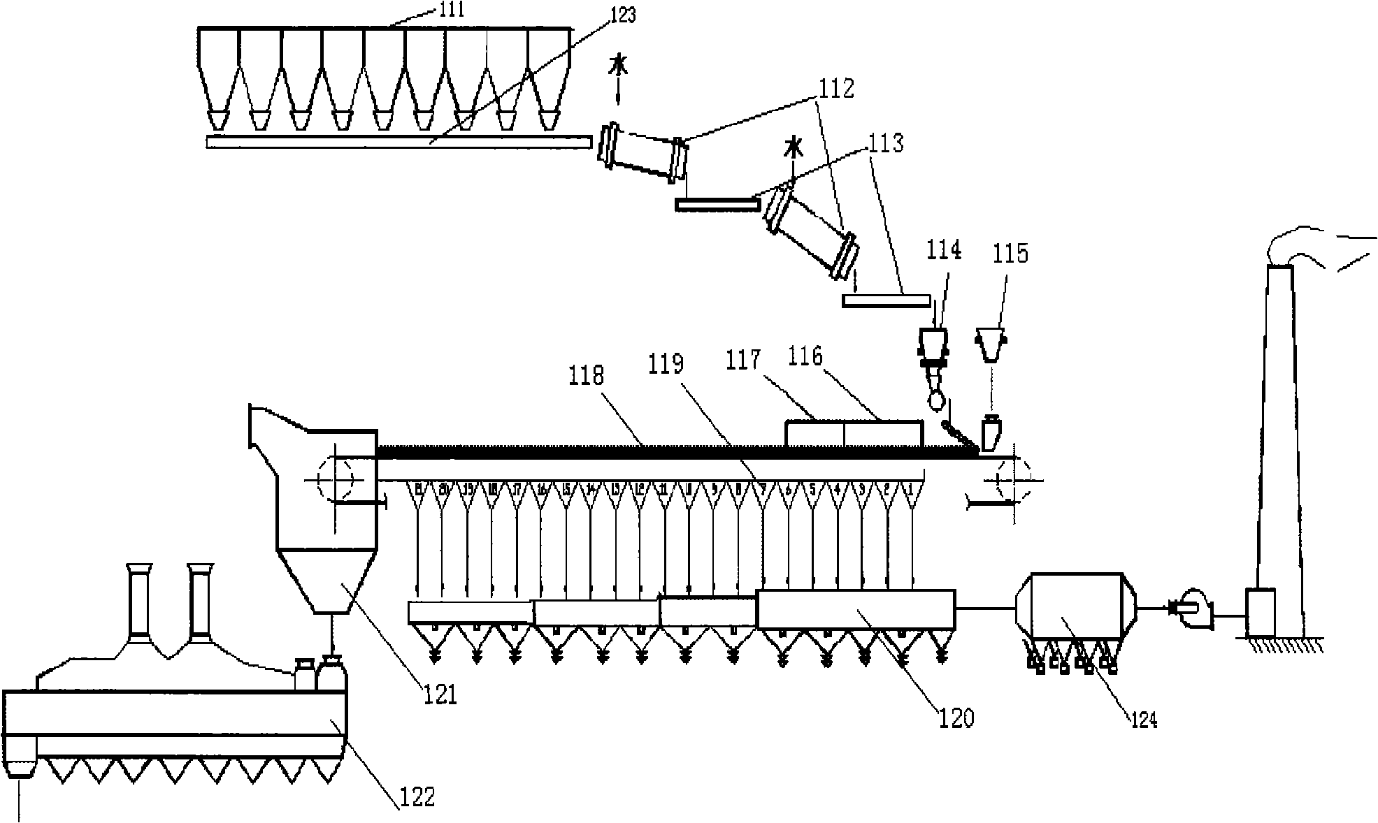 Mix mine groove discharge gate control apparatus, system and mix mine groove