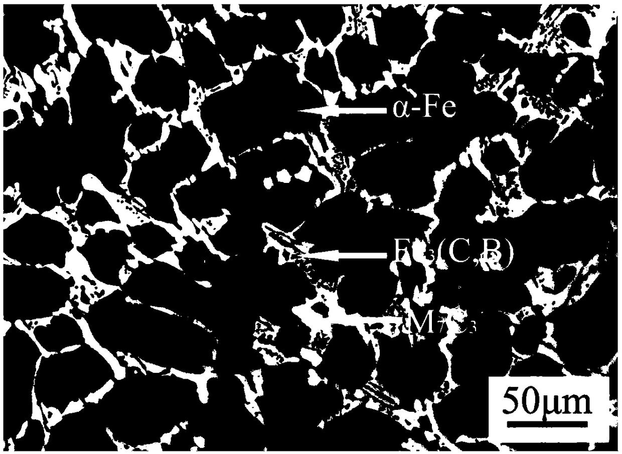 Self-protecting open-arc surfacing method for high-chromium alloy with multi-layer composite powder particles