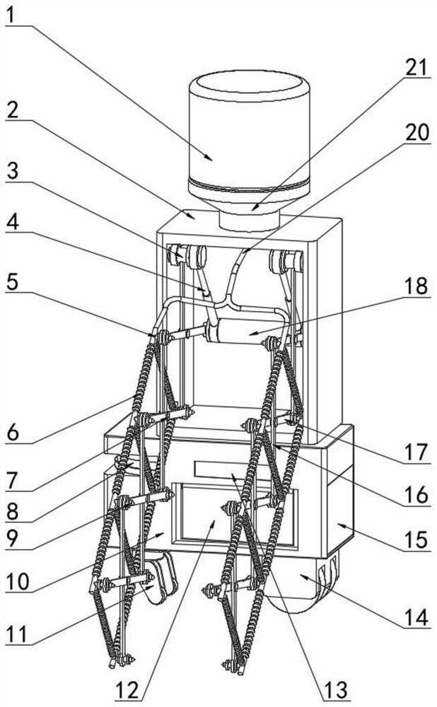 Inspection and disinfection robot for breeding pig house environment