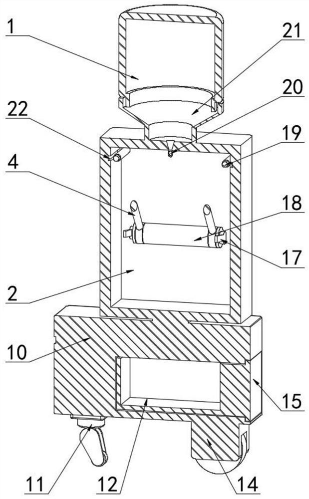 Inspection and disinfection robot for breeding pig house environment