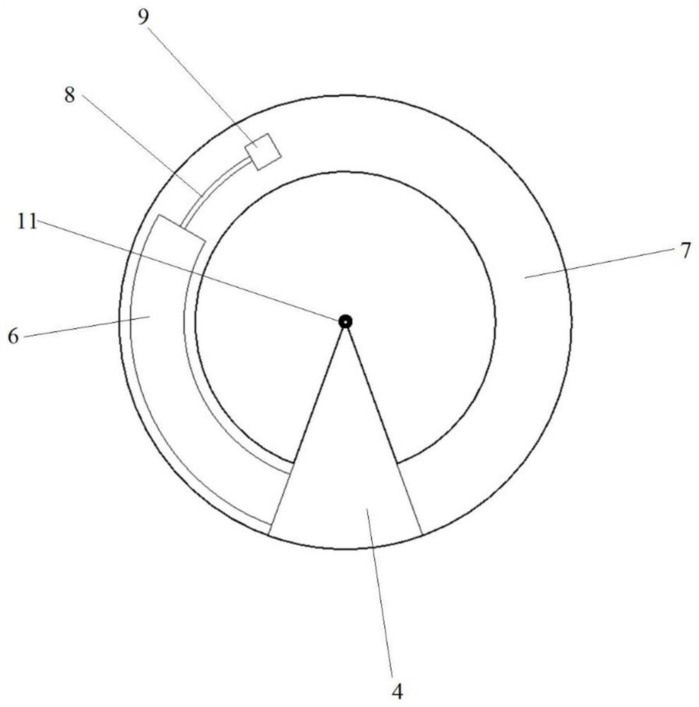 Passive wireless inclination monitoring device based on patch antenna