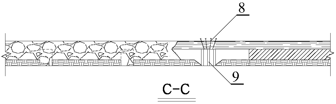 Auger mining machine-based continuous mining method for gently inclined ultra-thin soft vein rock ore