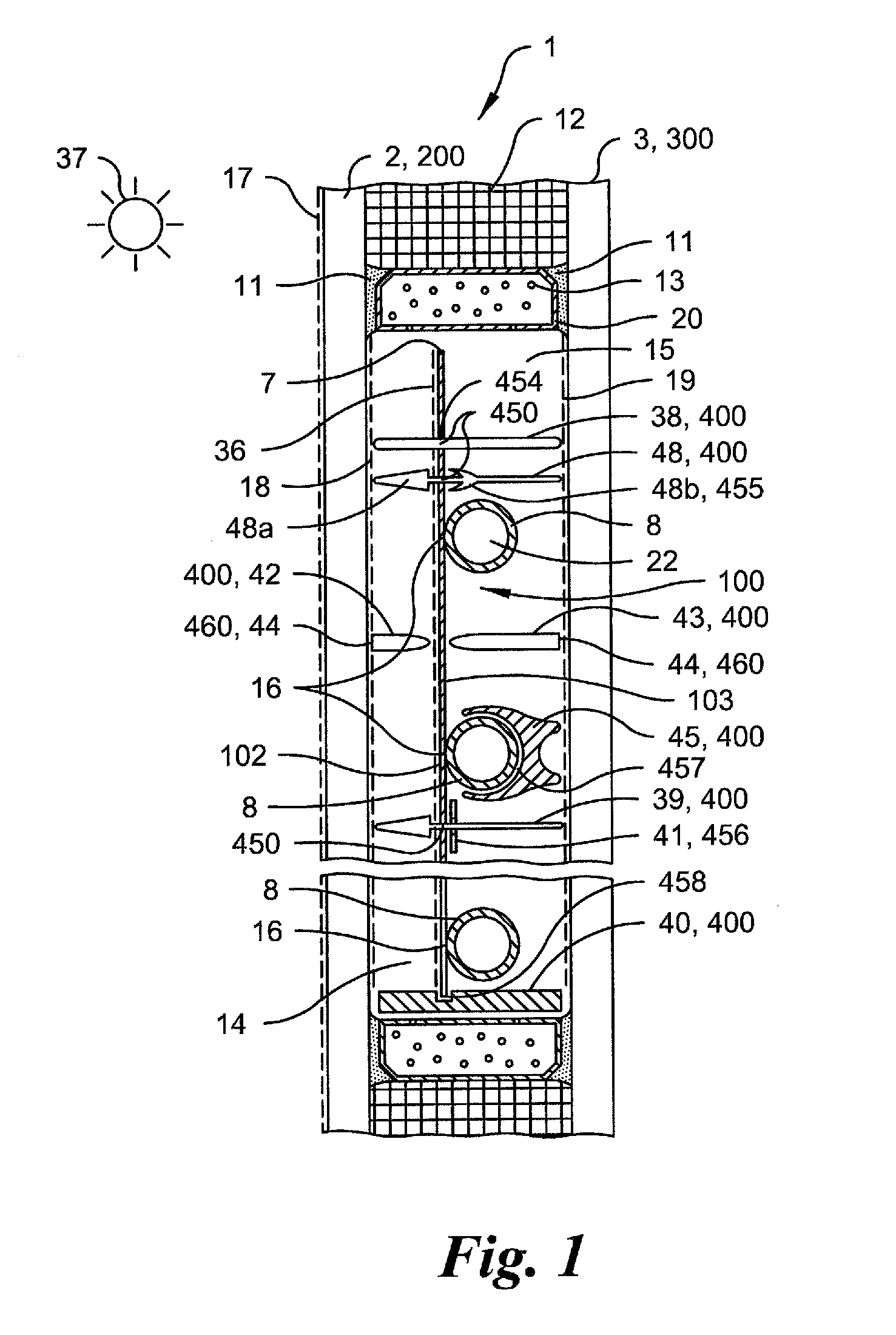 Solar collector and method for manufacturing such a solar collector