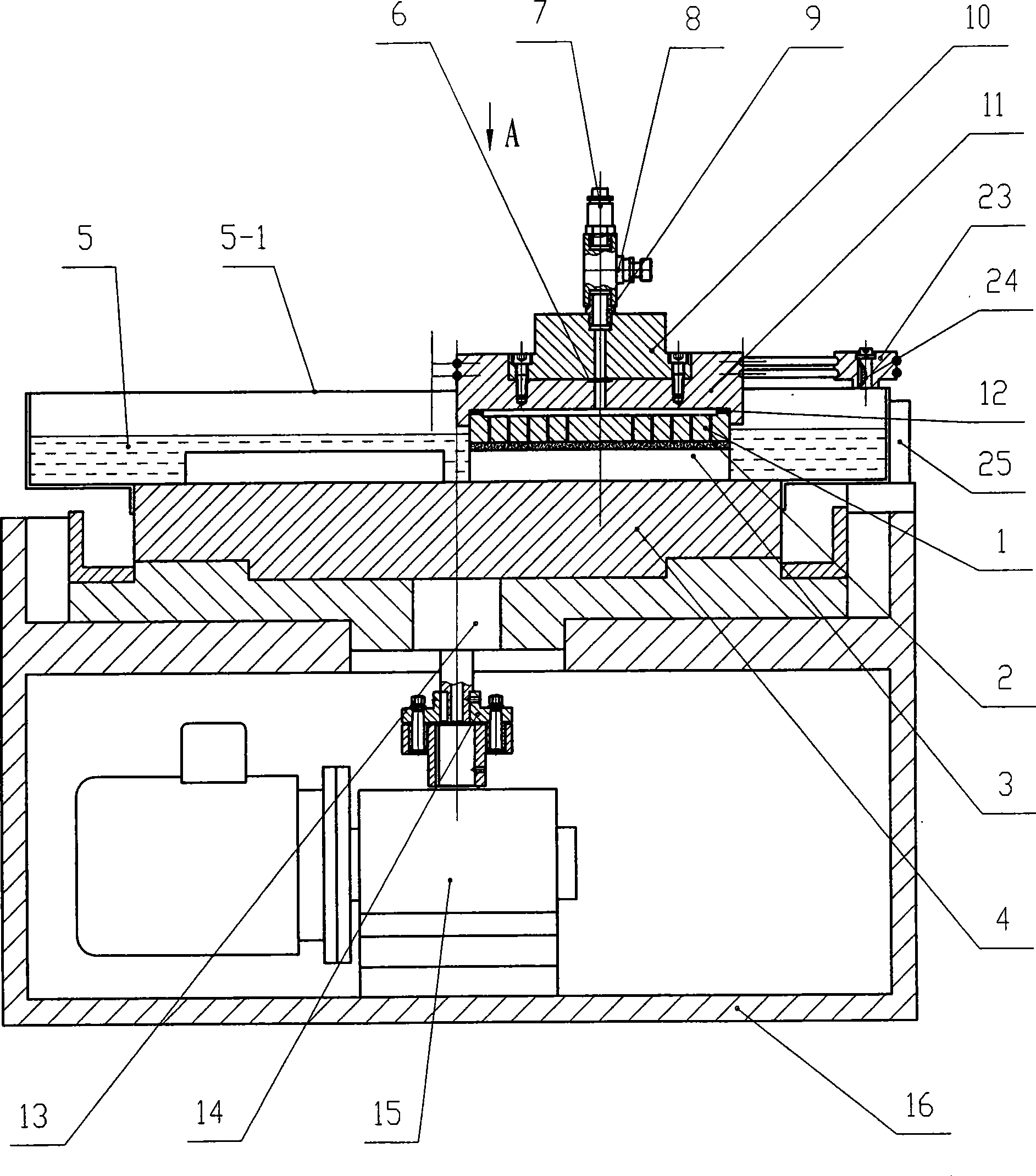 Air-flotation type mechanical polishing method