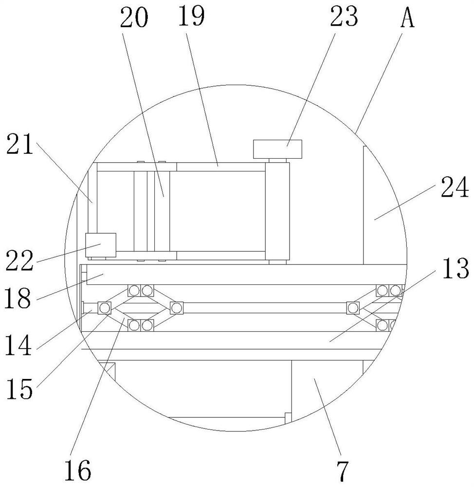 Bottle and can conveying device for pharmaceutical production and capable pf conveniently attaching labels to bottle bodies