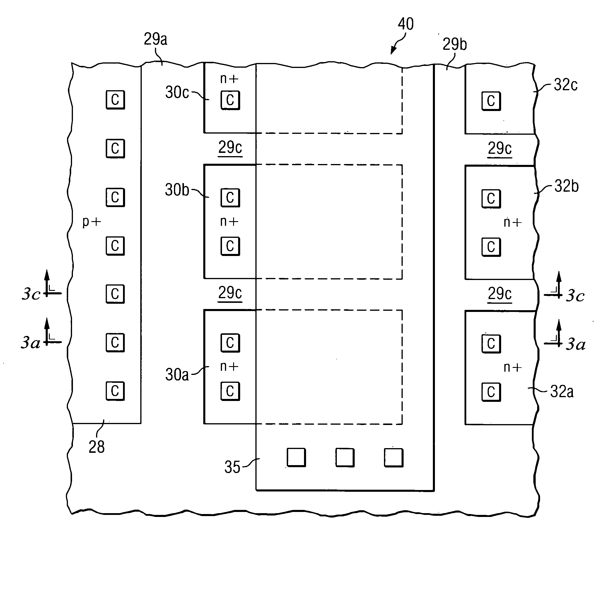 Drain extended MOS transistor with improved breakdown robustness