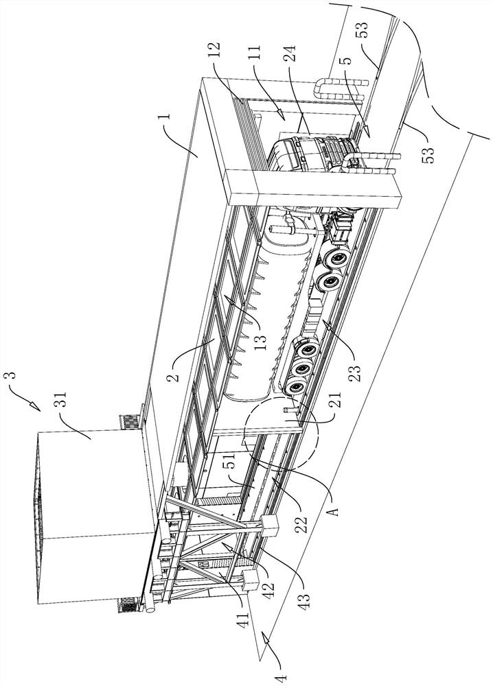 Sludge transfer system and sludge transfer method based on same