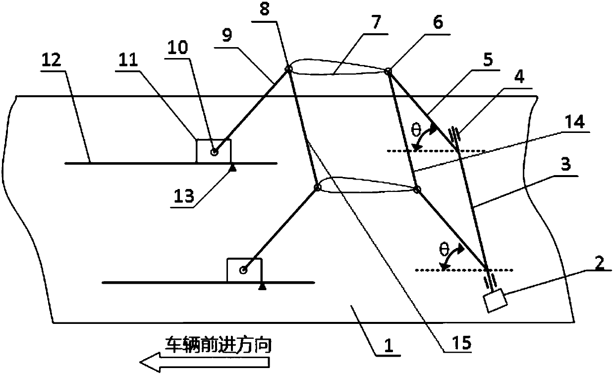 Railway vehicle roof airfoil profile board device and railway vehicle