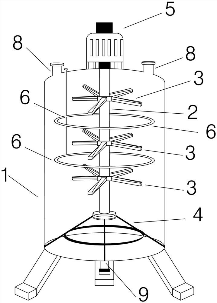 Reactor for water-based titanium alloy cutting fluid