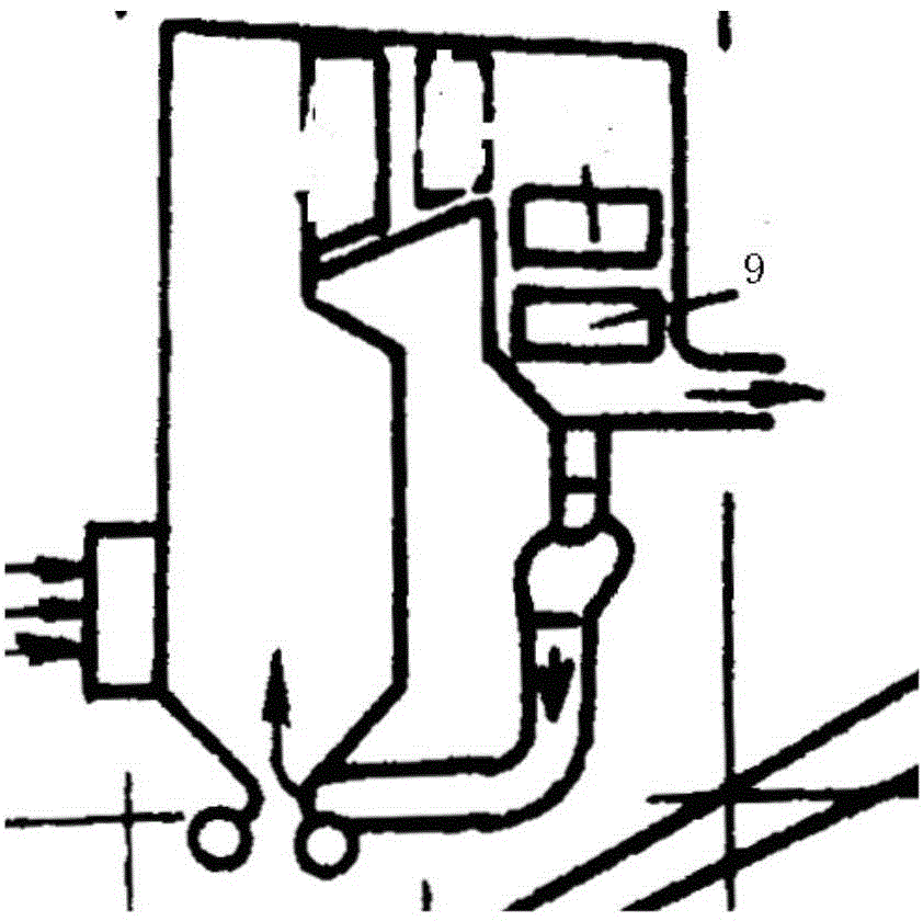 Boiler system for cold flue gas recirculation and cold flue gas recirculation method