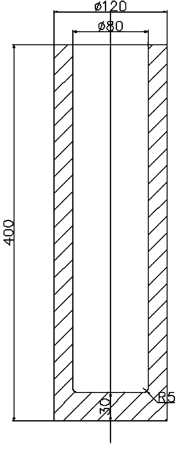 Precise extruding and forming method for long barrel-shaped component with base