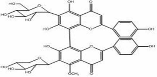 Application of fenugreek biflavone glycosides for preparing anti-virus or/and anti-tumor drugs