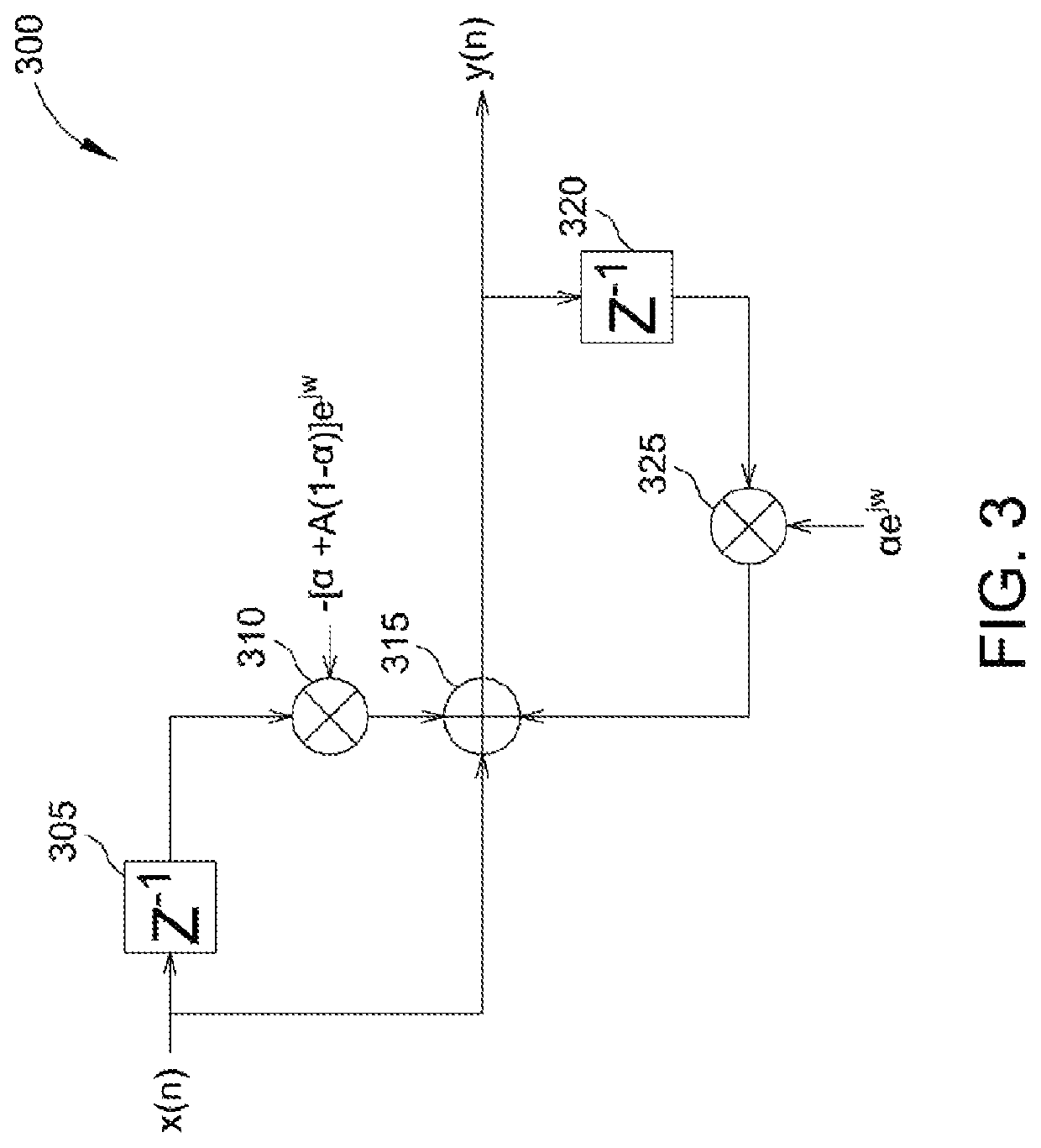 Notch filter capable of partially suppressing/attenuating signal frequency components and associated filter circuit