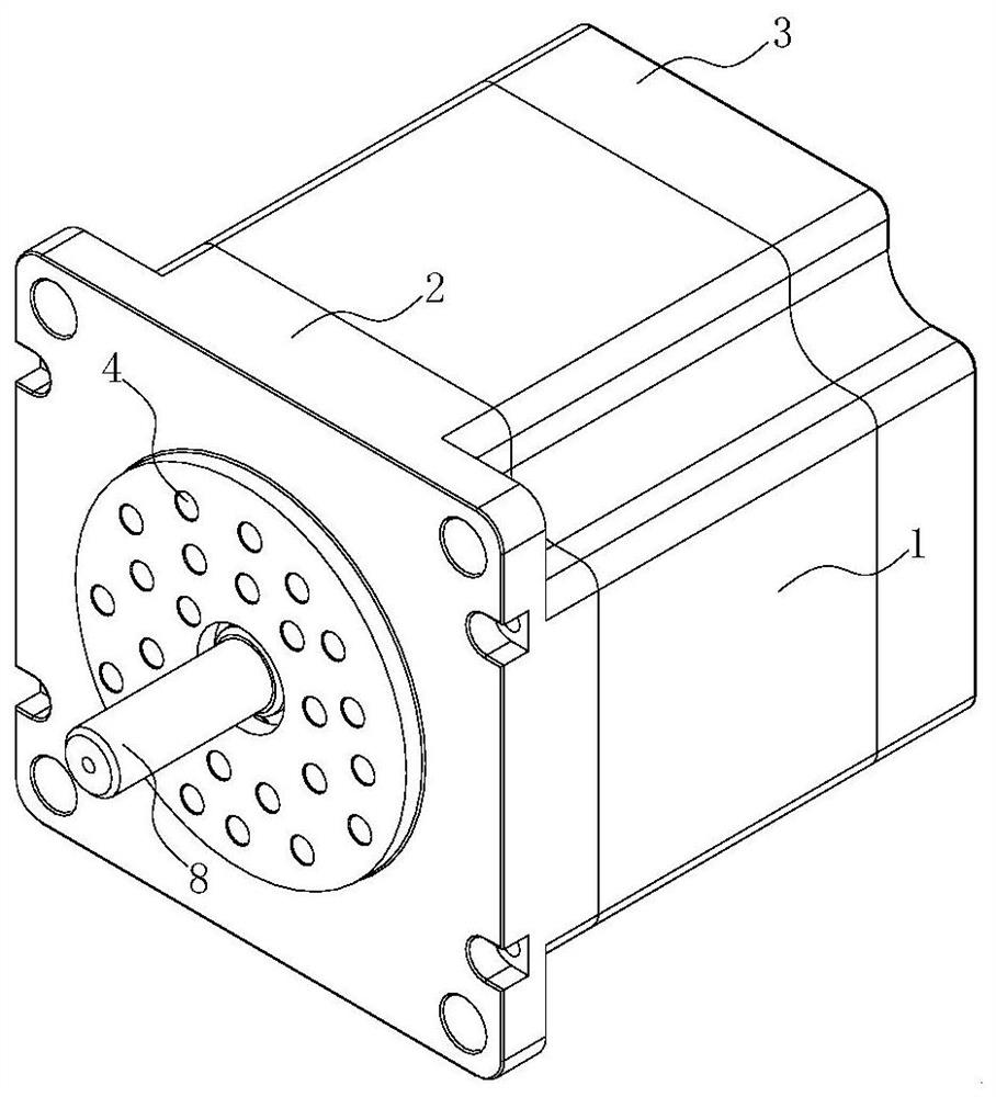 Alternating current stepping motor