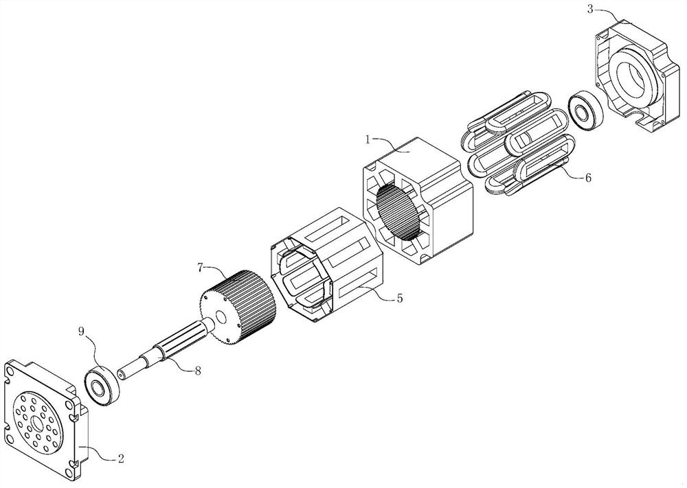 Alternating current stepping motor