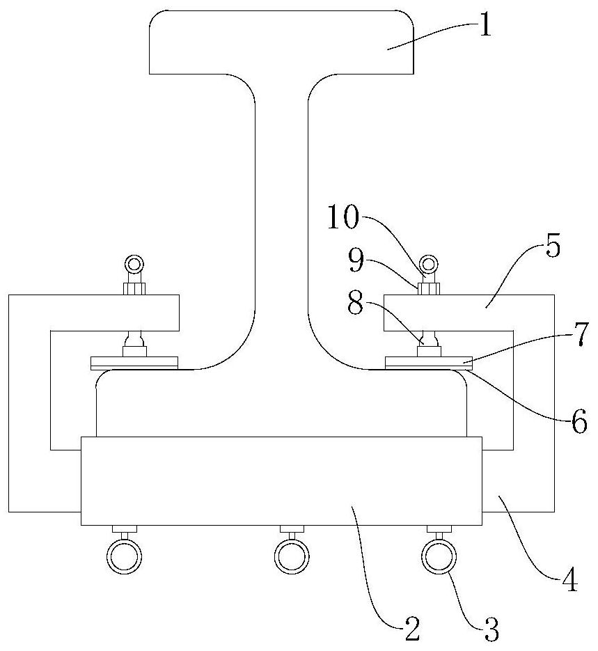 Conversion connection buckle for I-shaped steel structure beam