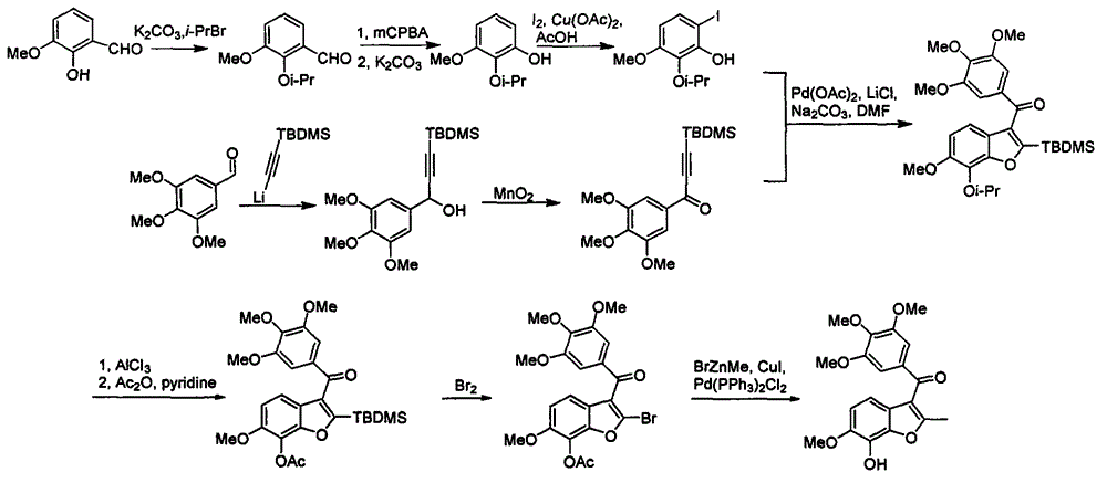Method for compounding BNC 105