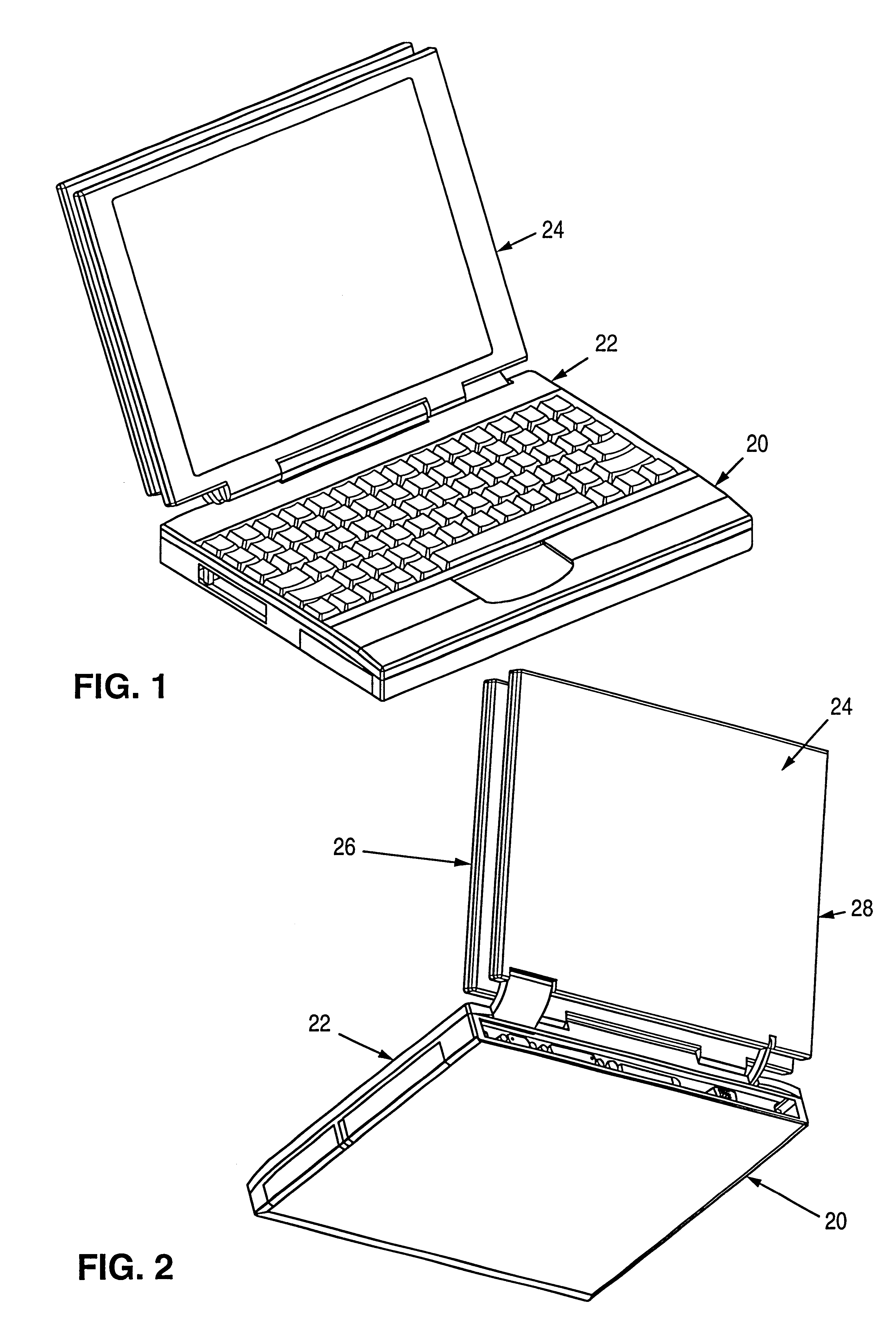 Thermally efficient computer incorporating deploying CPU module