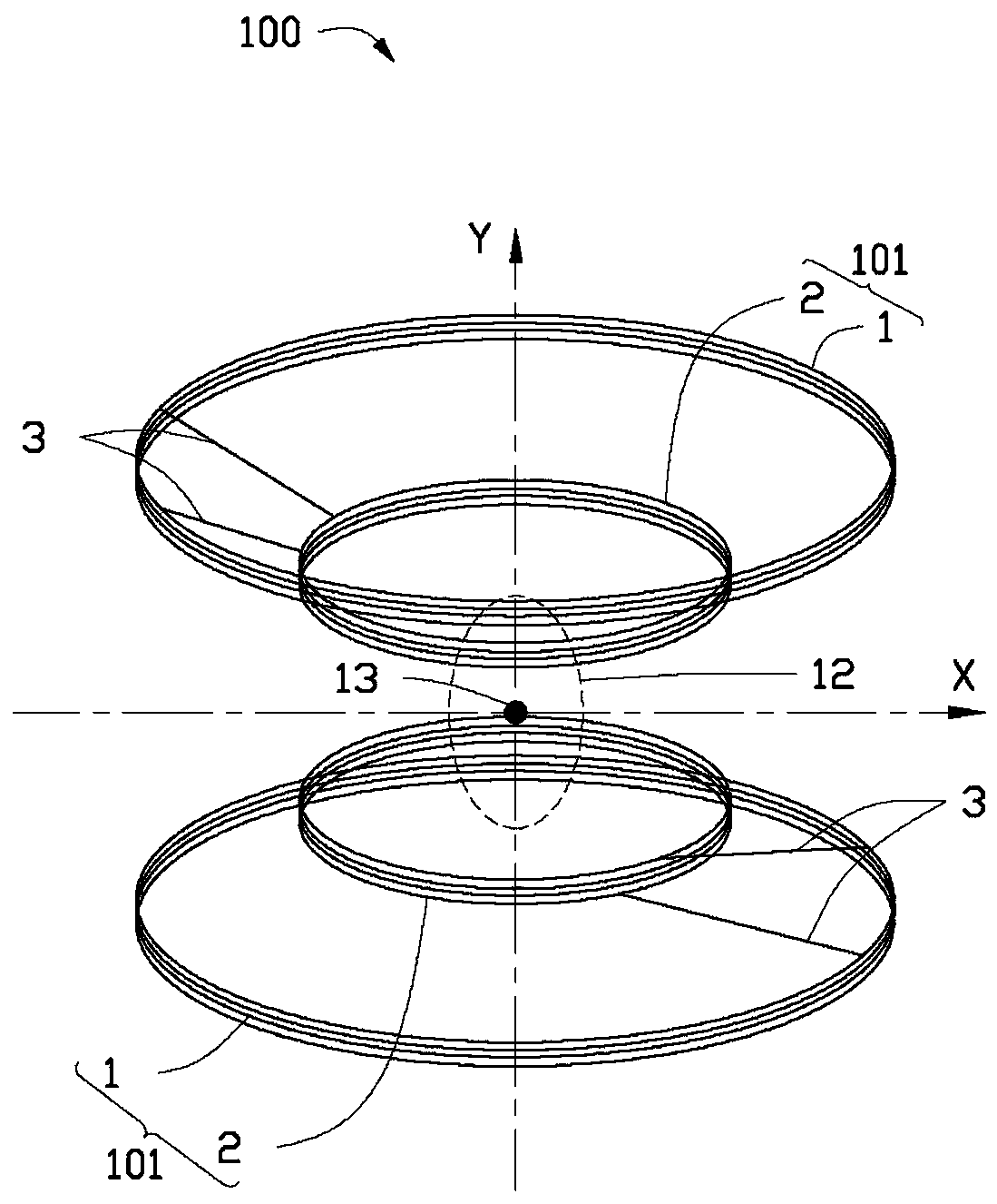 Magnetic field shielding system and magnetic field shielding equipment based on closed superconducting coil group