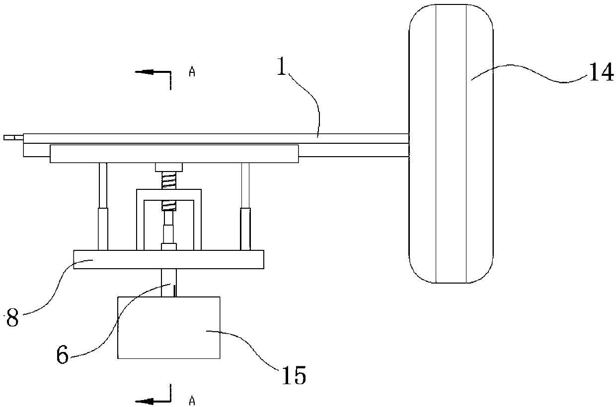 CT inspection tester scanning bed structure and transmission method thereof