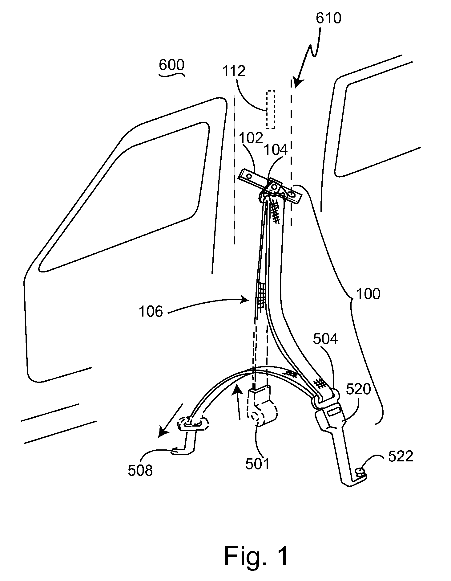 Seat belt assembly and method of installation