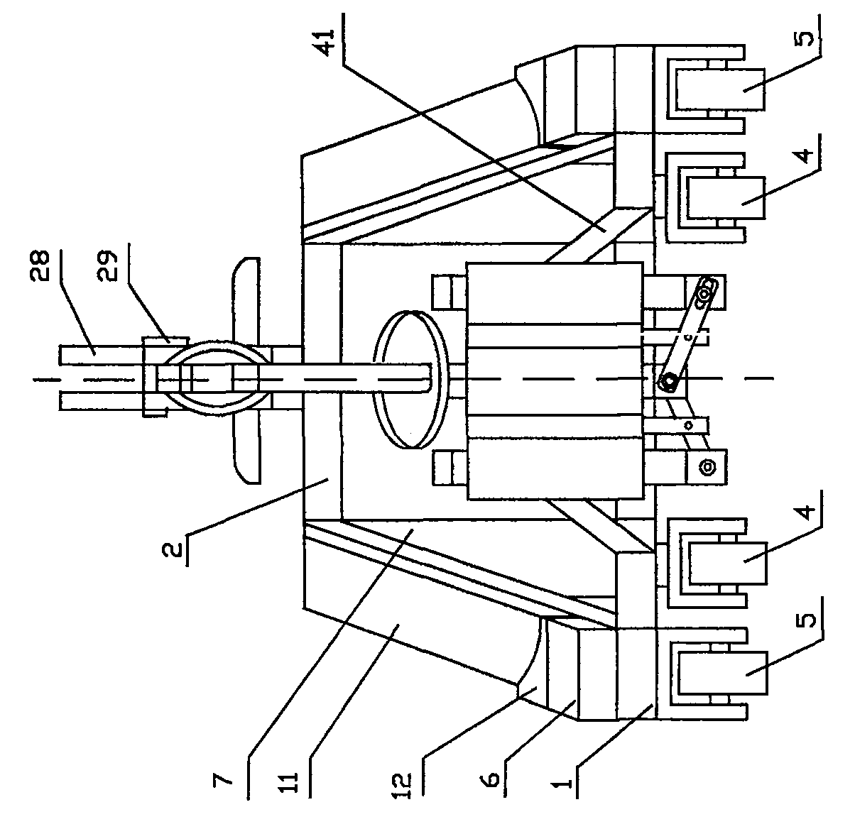 Wheelbarrow capable of assembling-disassembling abrasive wheel on vehicle