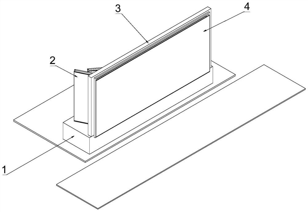 Show window type multimedia display platform