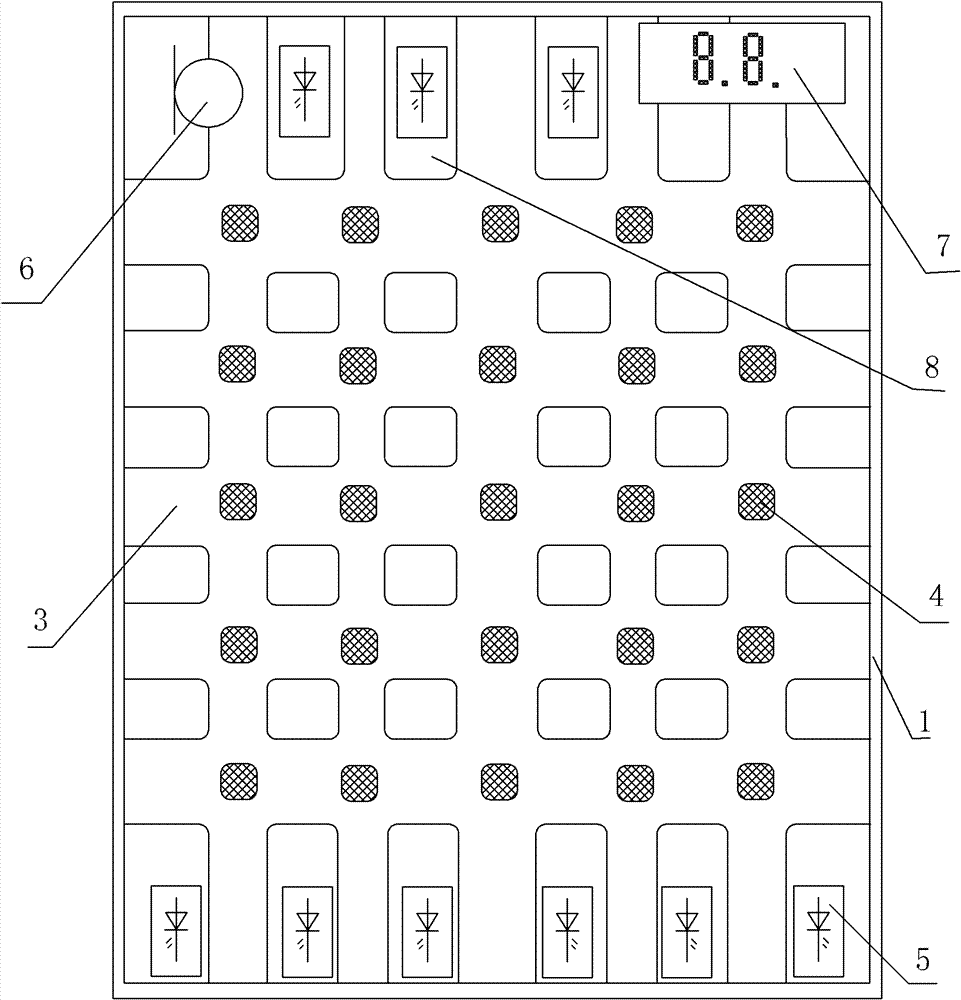 Dynamic-induction-type control interface device with chute pen sections and using method thereof