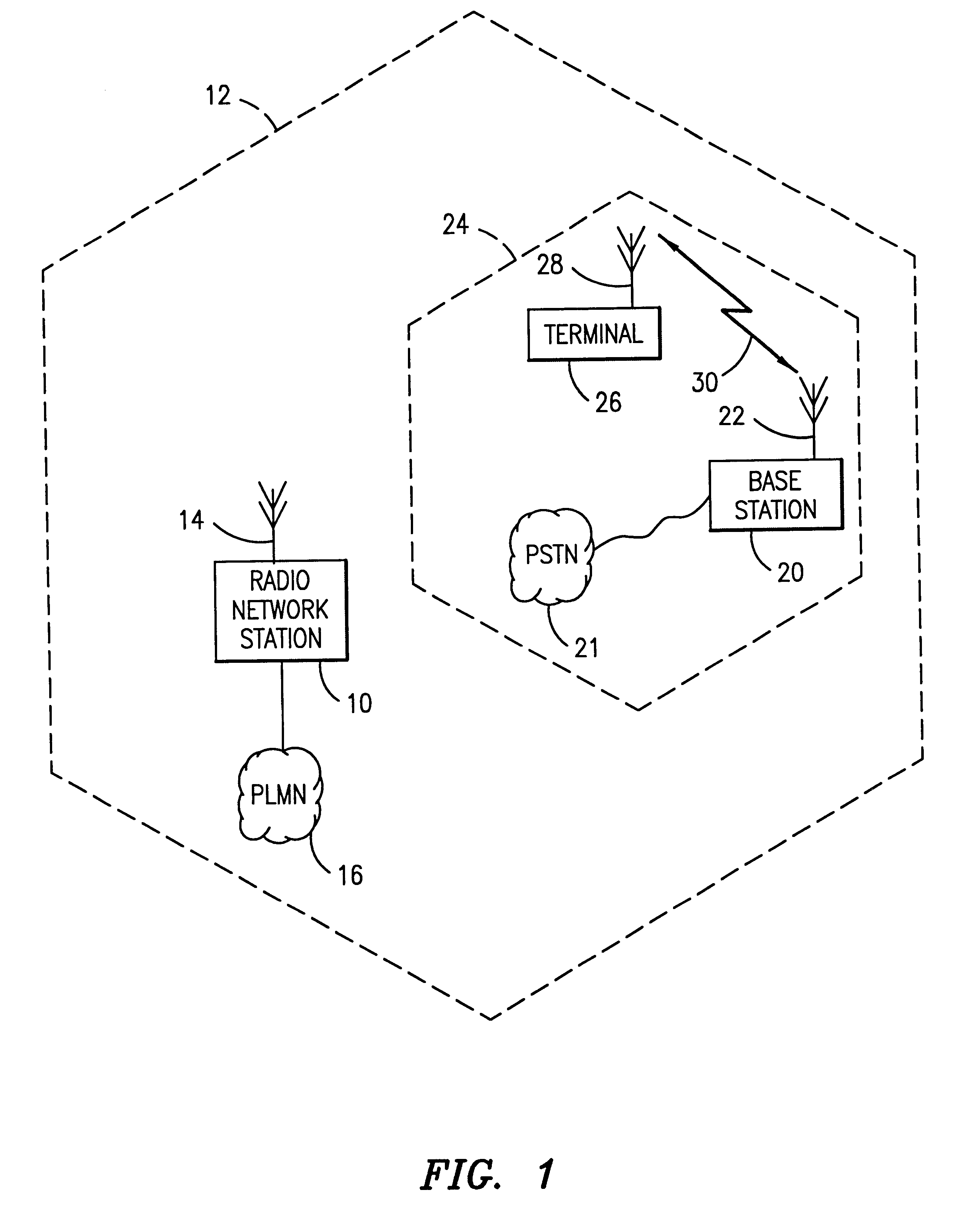 Method and system for autonomously allocating a frequency hopping traffic channel in a private radio system