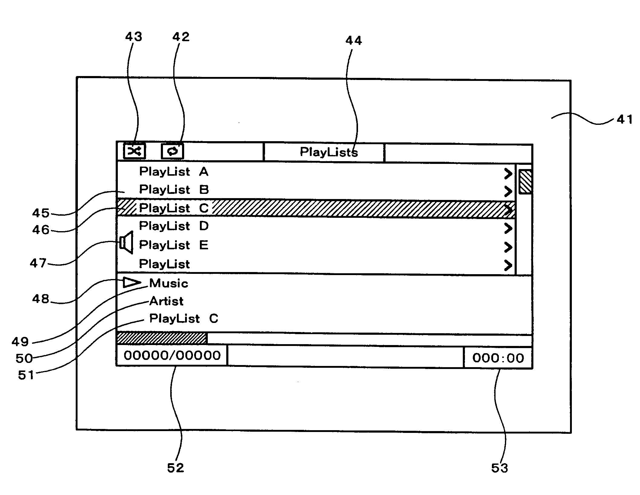 Content selectable reproduction system, method thereof, and portable reproduction unit control apparatus